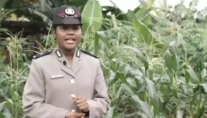 Bripda Imelda Polwan Ketahanan Pangan Asal Papua Ingin Jadi Problem Solver