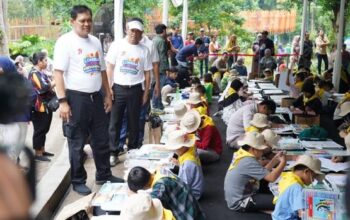 160 Anak dan Difabel Ukir Cerita Lewat Goresan Warna di Hari Bhayangkara Polri