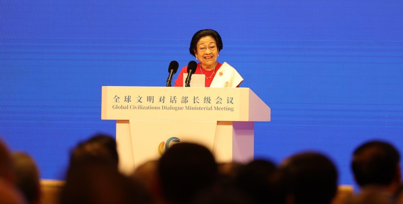 Suara Indonesia di Dialog Global: Megawati Sampaikan Pesan Damai dan Adab