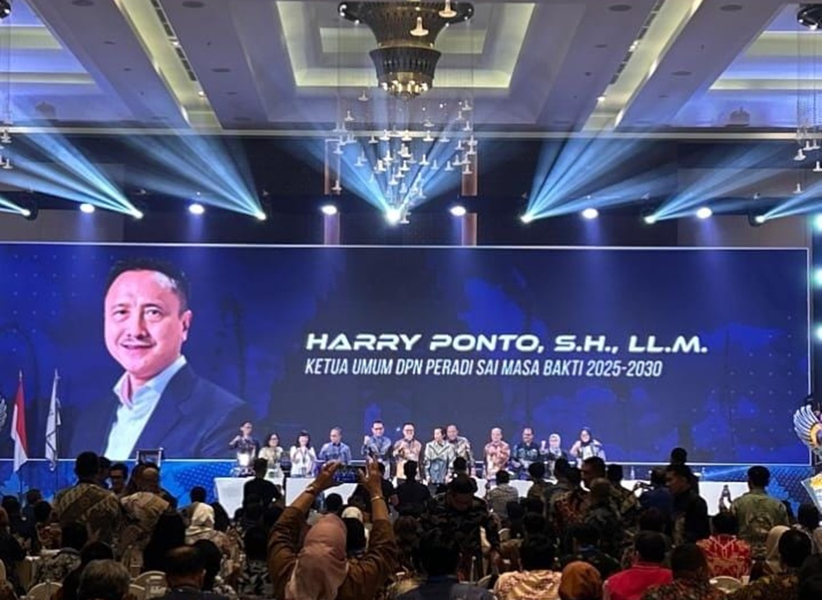 Harry Ponto Jadi Ketua Umum DPN PERADI SAI 2025-2030