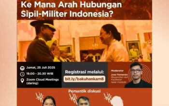 100 Hari Revisi UU TNI, Publik Didorong Kritisi Arah Hubungan Sipil-Militer