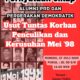 Forum Alumni PRD dan Tokoh Pergerakan Gelar Konferensi Pers Tuntut Penuntasan Kasus Penculikan dan Pemerkosaan Mei 1998