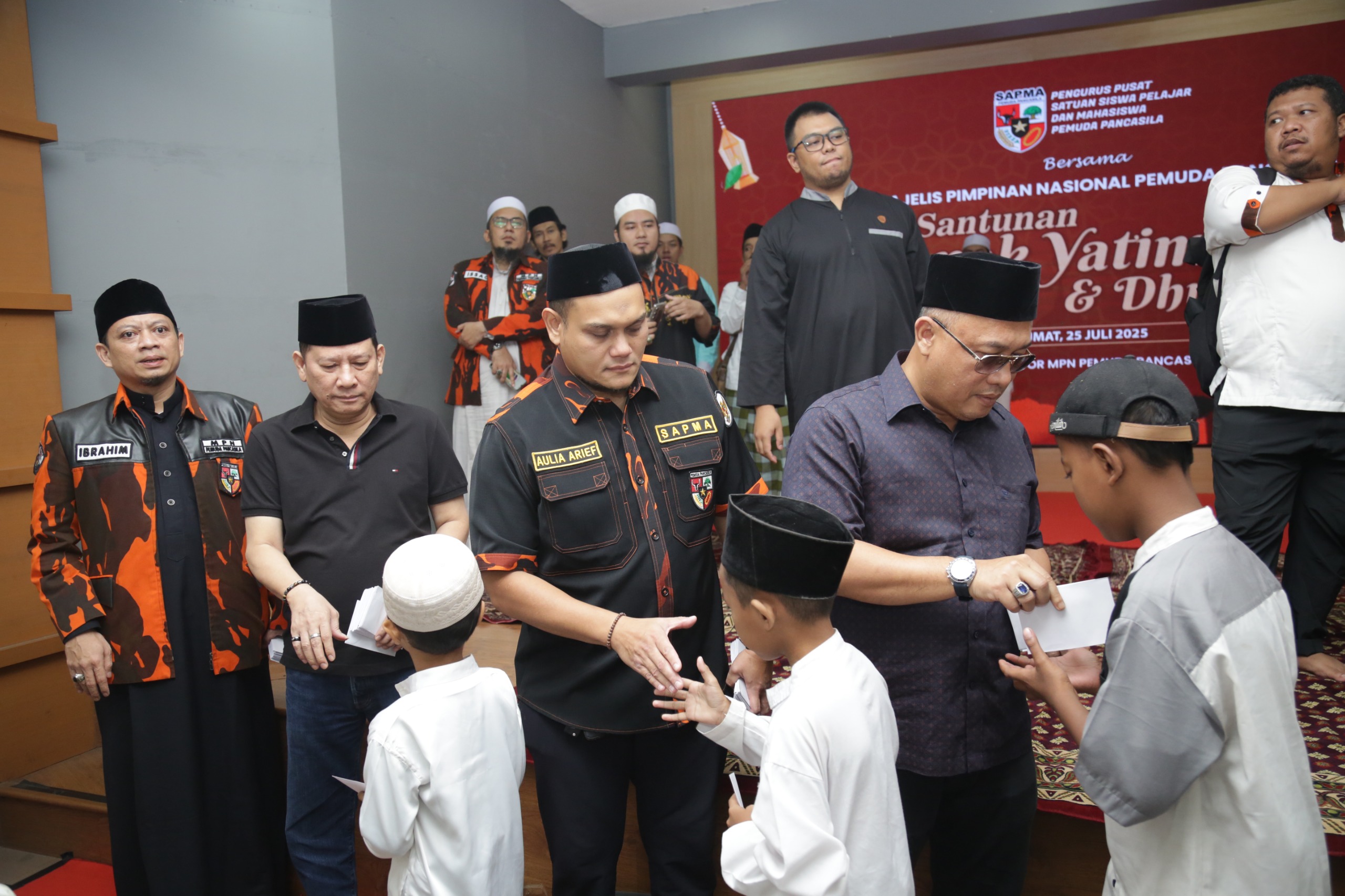 Sapma Pemuda Pancasila Berkolaborasi dengan MPN Pemuda Pancasila, Gelar Santunan untuk Anak Yatim dan Dhuafa