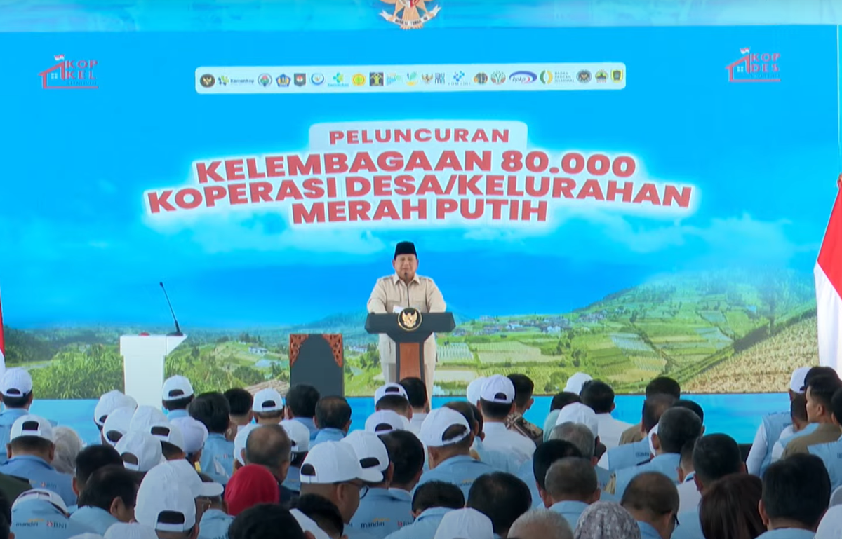 Peresmian Koperasi Desa Merah Putih