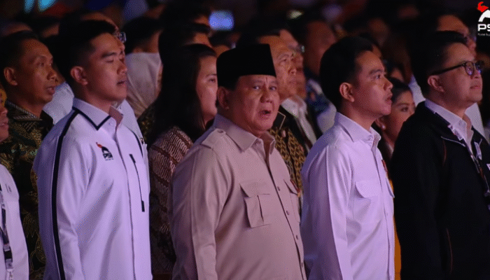 Prabowo Disambut Teriakan ‘Dua Periode’ di Kongres PSI
