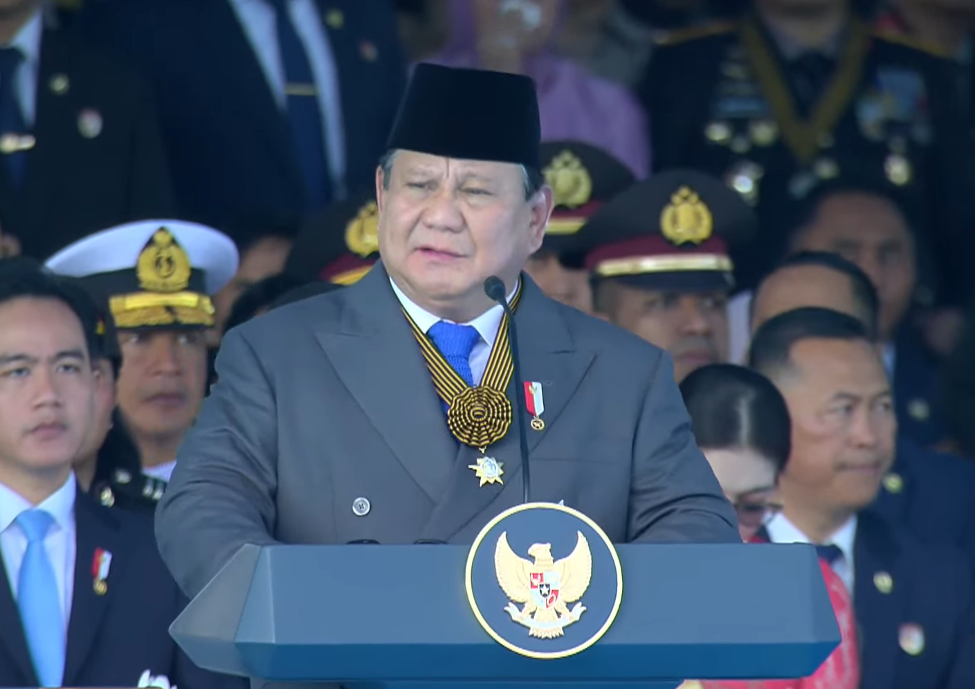 Prabowo di HUT 79 Polri