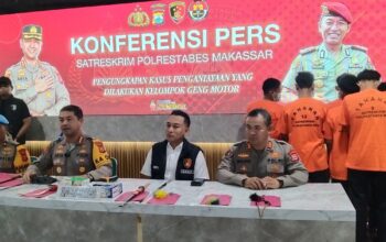 Rilis Penanganan Geng Motor di Makassar