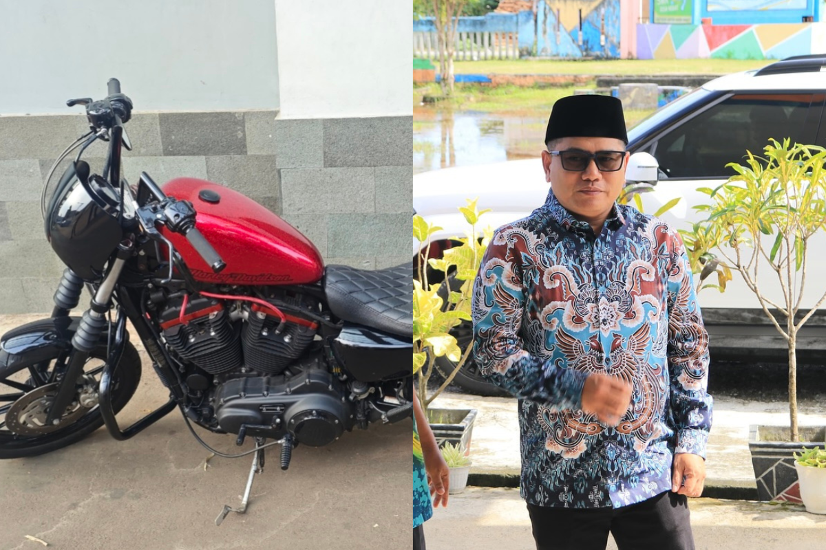 Sepeda Motor Harley Milik Risharyudi Triwibowo