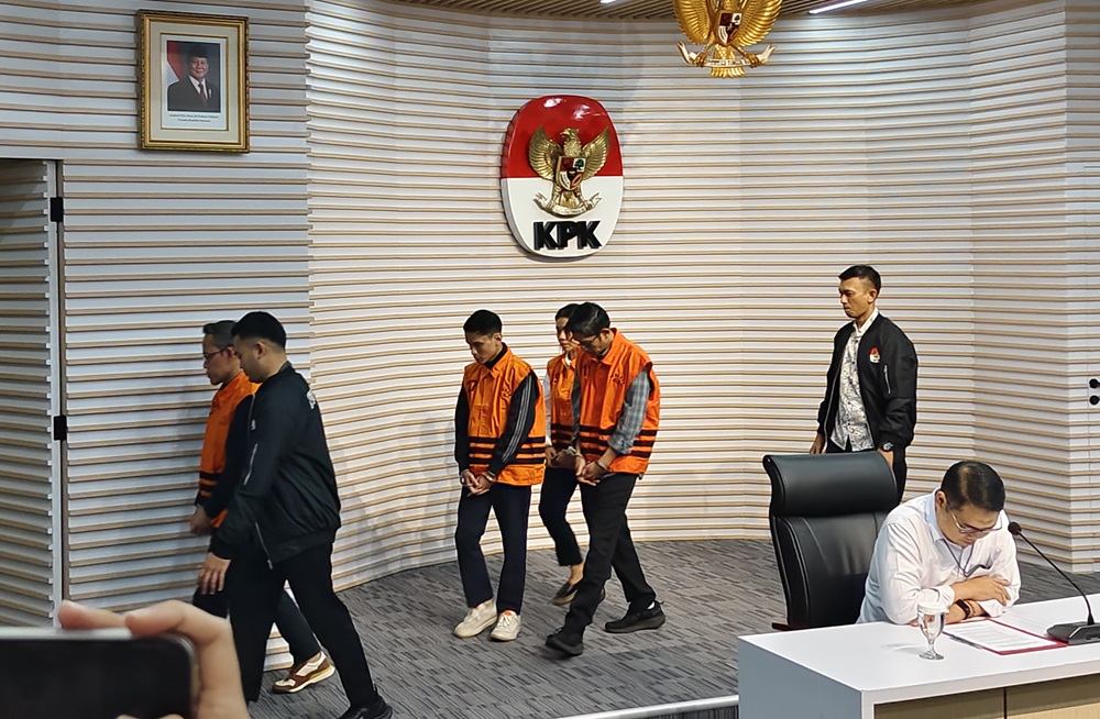 Tersangka Kasus Pemerasan di Kemnaker