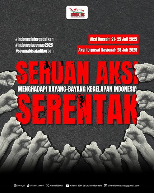 BEM SI Serukan Aksi Serentak 28 Juli