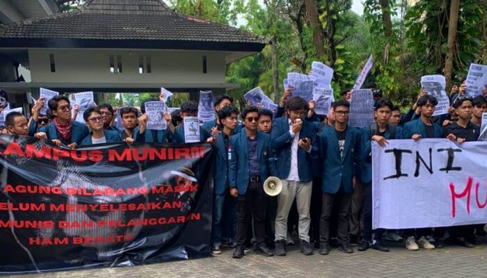Mahasiswa Brawijaya Rapatkan Barisan Tolak Kehadiran Jaksa Agung