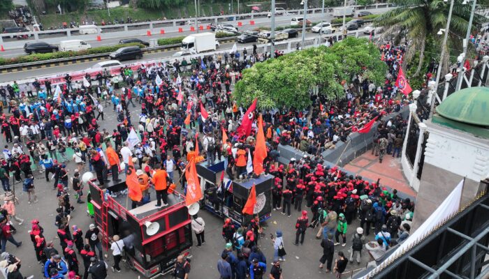Demo Buruh KSPI Kondusif, Buzzer Ambyar Provokator Gagal Total