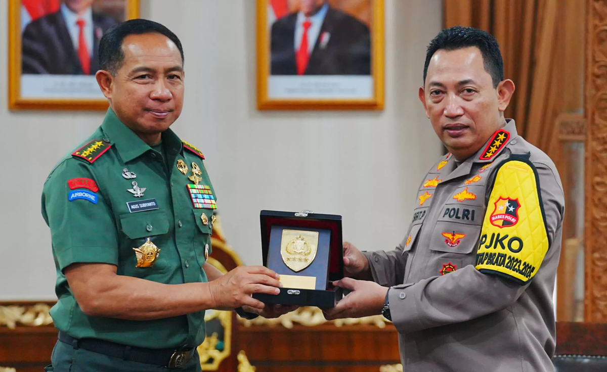Agus Subiyanto dan Listyo Sigit Prabowo