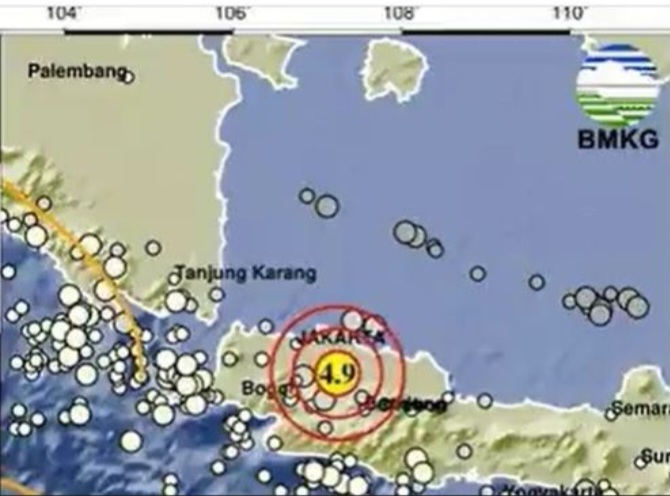 Gempa Bekasi Magnitudo 4,9 BMKG Ungkap Dipicu Sesar Naik Busur Belakang Jabar