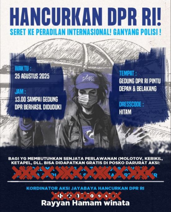 Pernyataan Resmi Rayyan Hamam Winata Terkait Pencatutan Nama dalam Pamflet Provokatif