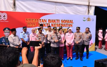 Wakapolri Tinjau Pembangunan SMA Kemala Taruna Bhayangkara dan Gelar Bakti Sosial Serta Bakti Kesehatan di Bogor