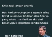 Waspada Agenda Chaos! Penyusup Khilafah & Anarko Diduga Incar Momentum Demo Besar