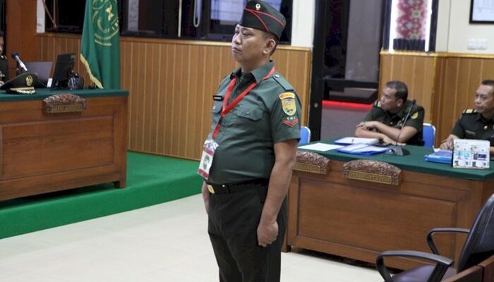 Sejarah Baru Pengadilan Militer Palembang Jatuhkan Vonis Hukuman Mati Kopda Bazarsah