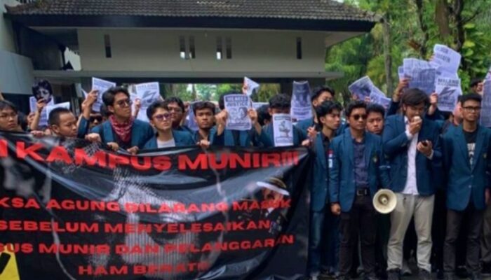 Kedatangan Jaksa Agung di Universitas Brawijaya Disambut Penolakan Oleh Mahasiswa