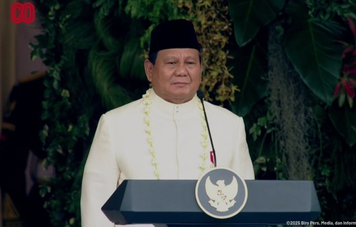 HUT RI ke-80, Presiden Prabowo Subianto Bacakan Teks Proklamasi