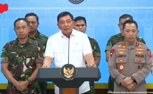 Menhan: Presiden Prabowo Perintahkan TNI-Polri Jangan Ragu Tindak dan Tegas Para Perusuh-Penjarah