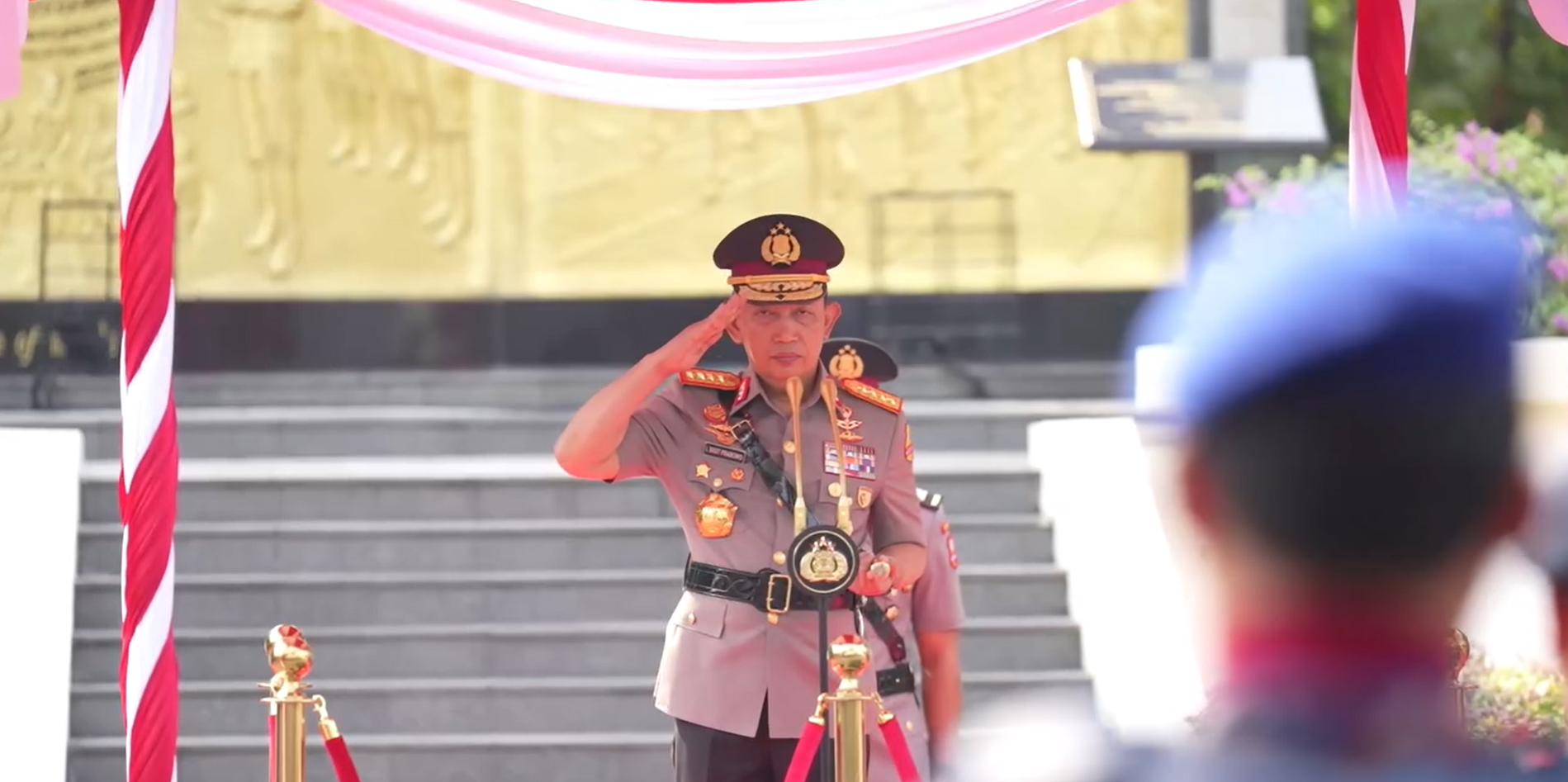 Kapolri Pimpin Upacara Hari Juang Polri di Surabaya, Momentum Peneguhan Dedikasi Institusi Kepolisian