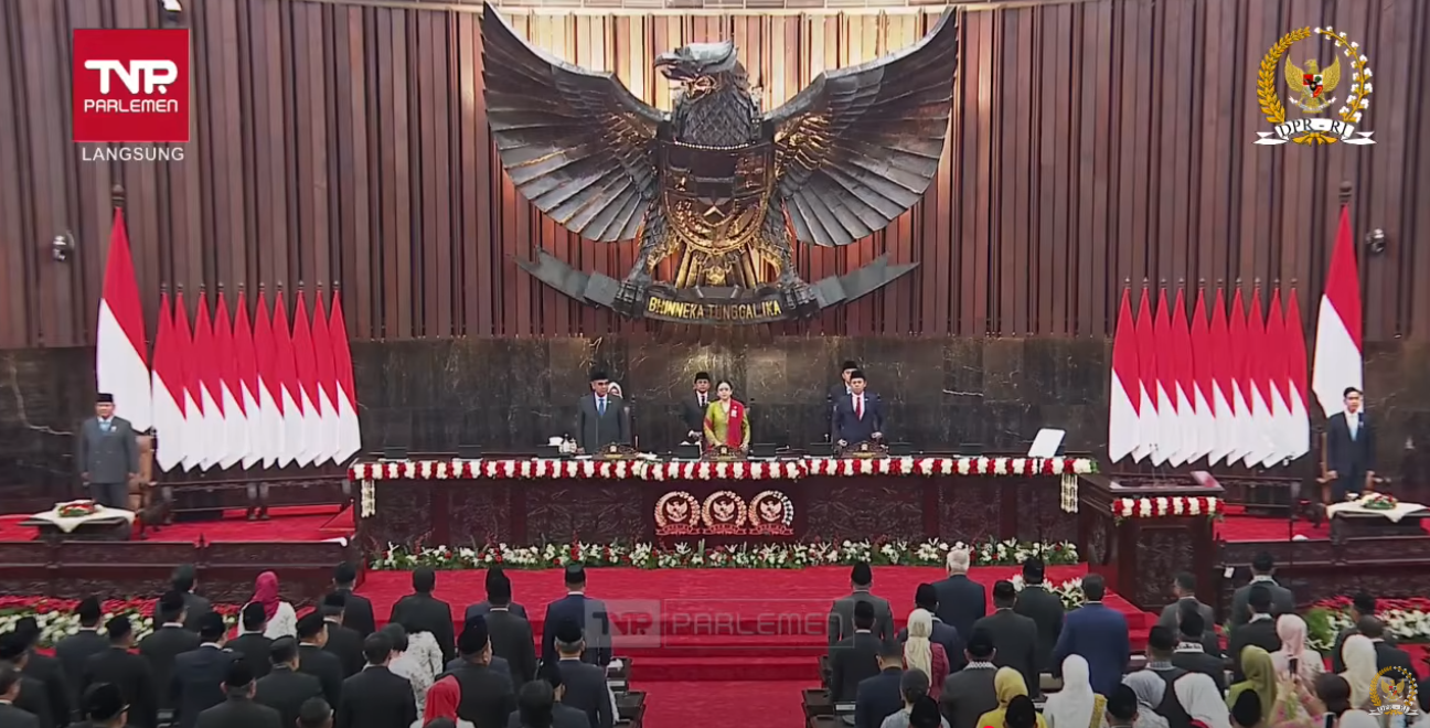 Pidato Perdana Prabowo di Sidang MPR 2025: Soroti Capaian 10 Bulan Pemerintahan