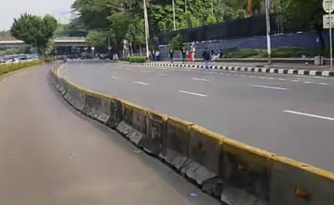 Aparat Berhasil Kendalikan Situasi Demo di Depan DPR 