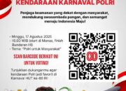 Hasil Sementara: POLRI Juara Voting Hias Truk Karnaval, Angkat Tema “POLRI untuk Masyarakat”
