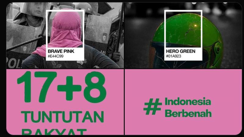 Brave Pink & Hero Green Warnai Medsos