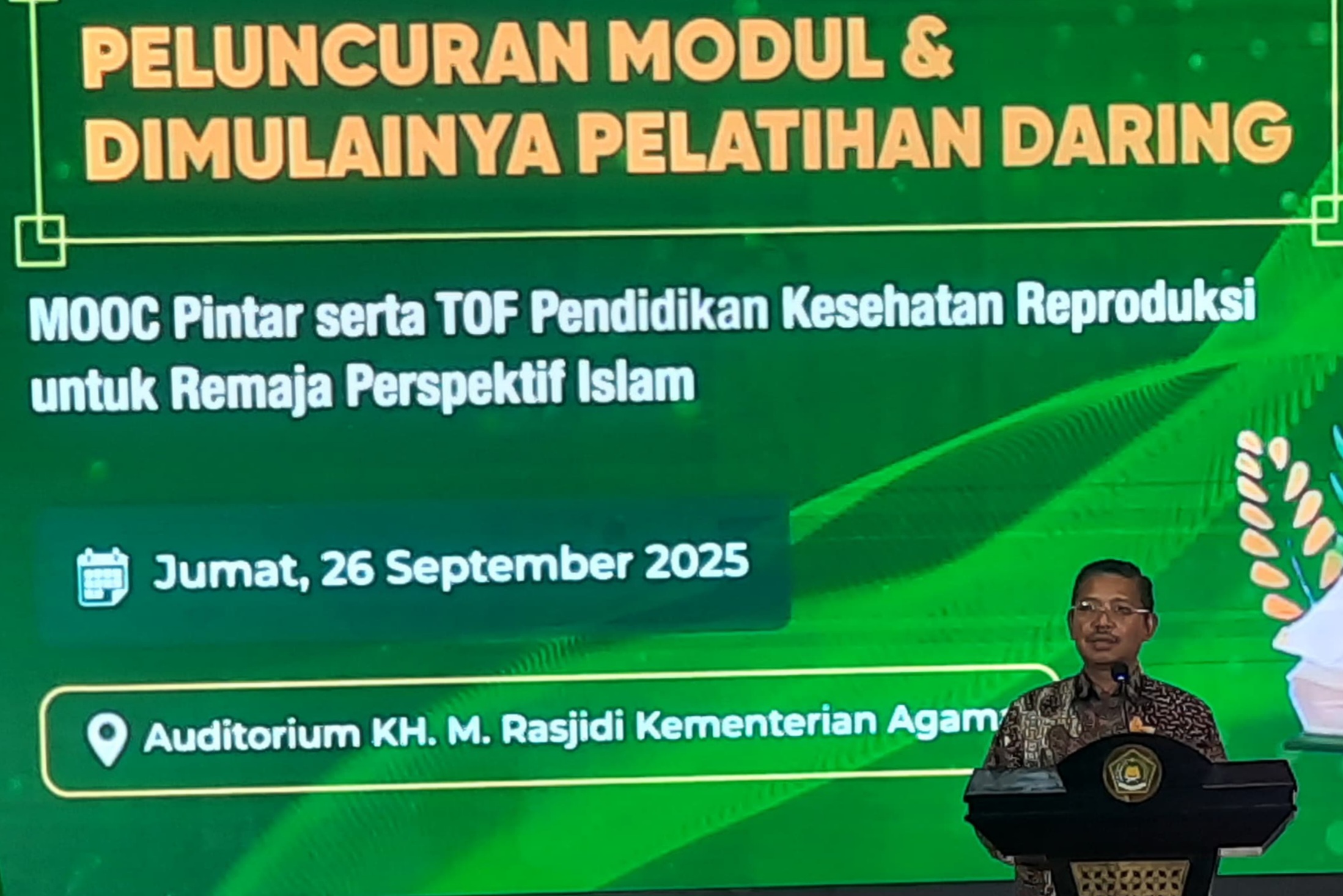 Cegah Kekerasan Seksual, Kemenag RI Luncurkan Modul Pendidikan Kesehatan Reproduksi Islami Untuk Remaja