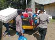 Sinergi ​Polres Nagekeo Bantu Korban Banjir Mauponggo Nagekeo
