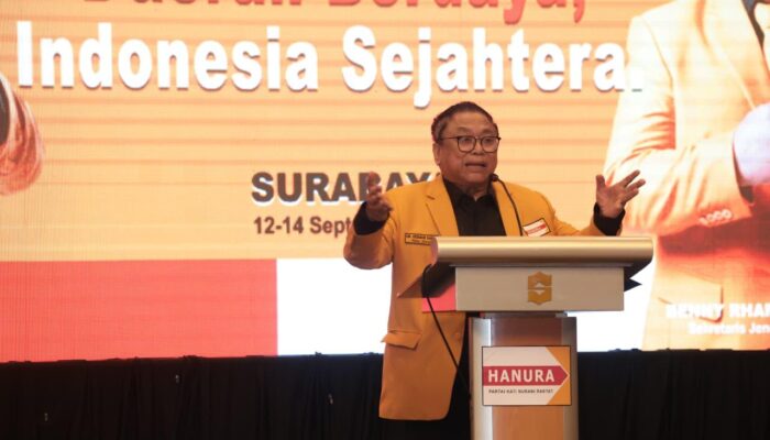 OSO Buka Bimtek Nasional DPRD Hanura 2025: Satukan Visi Politik Bangsa