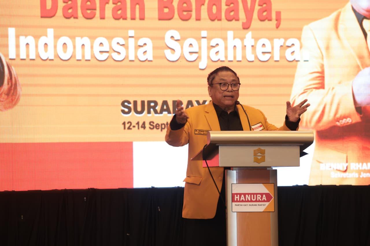 OSO Buka Bimtek Nasional DPRD Hanura 2025: Satukan Visi Politik Bangsa