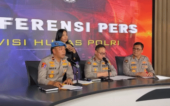 Konferensi Pers Brigjen Pol Agus Wijayanto