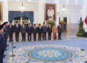 Presiden Prabowo Resmi Lantik 11 Pejabat: Menko Polkam Djamari Chaniago, Menpora Erick Thohir