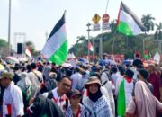 Polda Sebut Aksi Bela Palestina di Patung Kuda Kondusif