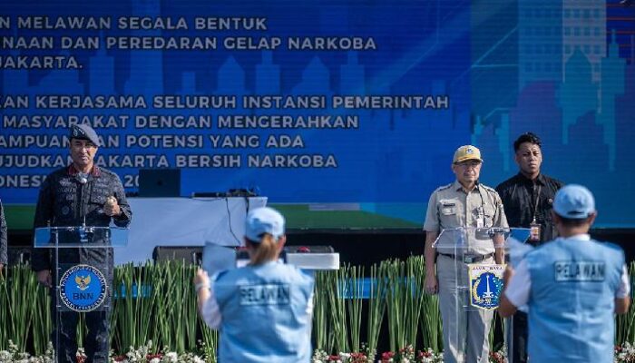 Gaspol! BNN Gelar Apel Kebangsaan Jaga Jakarta Tanpa Narkoba