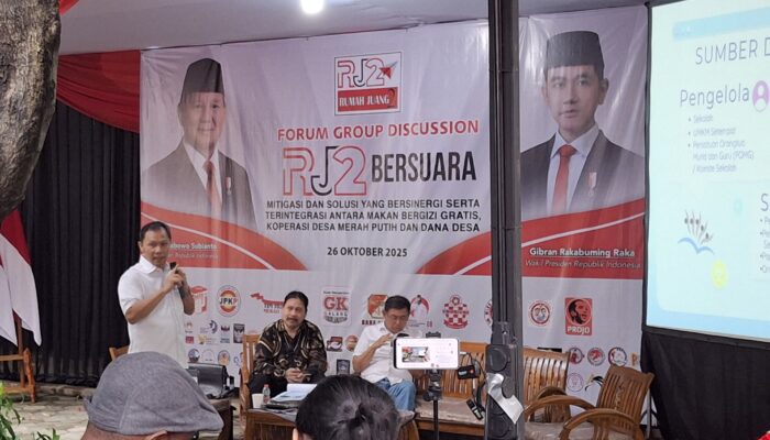 RJ2 Bersuara Dorong Sinergi Program Makan Bergizi Gratis, Koperasi Desa, dan Dana Desa