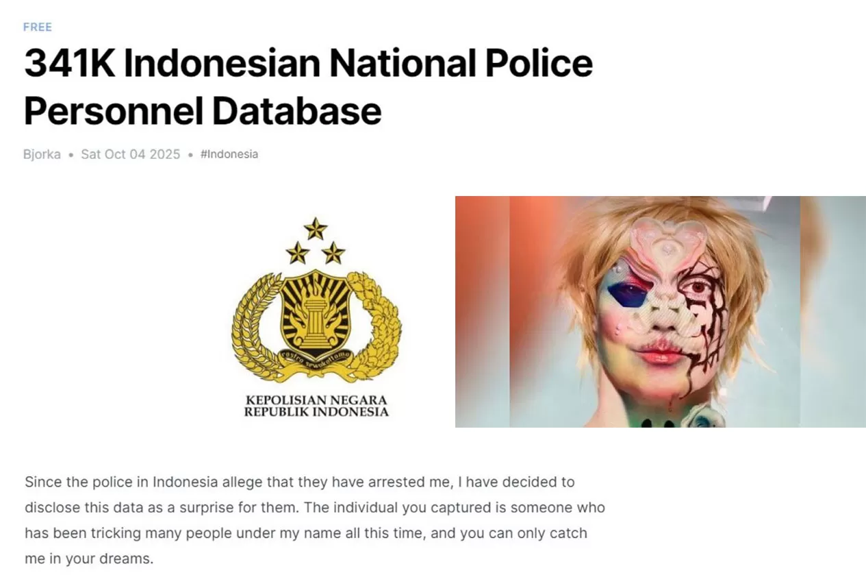 Bjorka Ngaku Bobol Data 341 Ribu Polisi?! Cuma Show Off Biar Dibilang Polri Salah Tangkap!