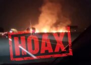 HOAX! Kebakaran Akibat Meteor Jatuh Di Pintu Tol Ciperna Cirebon