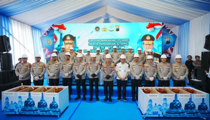 Kapolri Resmikan 35 SPKT Polres di Polda Jateng, Layanan Publik Makin Optimal
