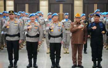 Wakapolri Pimpin Upacara Purna Tugas Kontingen Garuda Bhayangkara FPU 6 MINUSCA