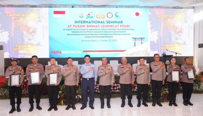 Pusdik Binmas Polri Gelar Seminar Internasional: Perkuat Sinergi Polisi dan Masyarakat Cegah Kejahatan