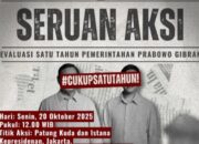 Setahun Prabowo-Gibran, BEM SI Gelar Aksi #IndonesiaCemas