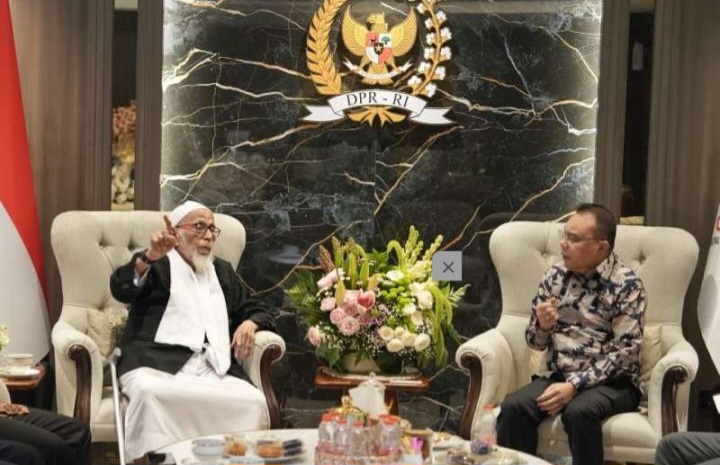 Wakil Ketua DPR Terima Kunjungan Abu Bakar Ba’asyir, Bahas Umat dan Keutuhan NKRI