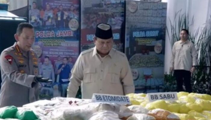 Polri dan Presiden Prabowo Pemusnahan 214 Ton Narkoba, KMI Angkat Jempol, Selamatkan Generasi Bangsa
