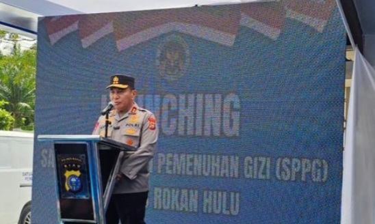 Kapolda Riau Resmikan SPPG Rokan Hulu
