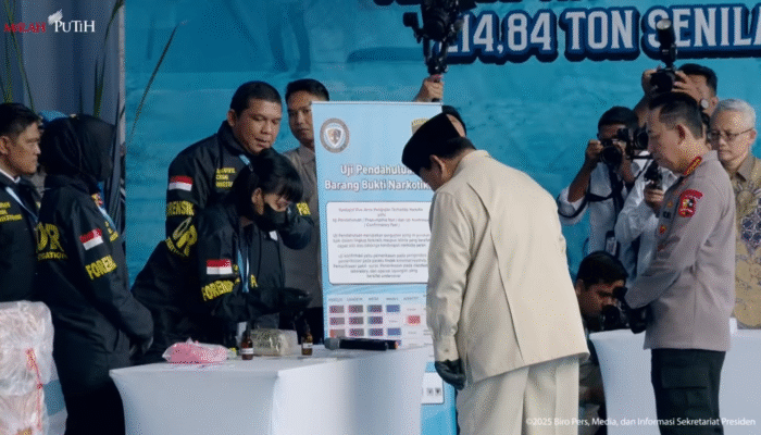 Pimpinan Pusat Gerakan Pemuda Al-Washliyah Apresiasi Polri Musnakankan 214 Ton Narkoba