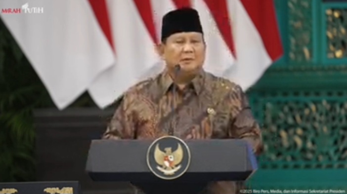 Presiden Prabowo Pimpin Sidang Kabinet Paripurna 1 Tahun Pemerintahan 